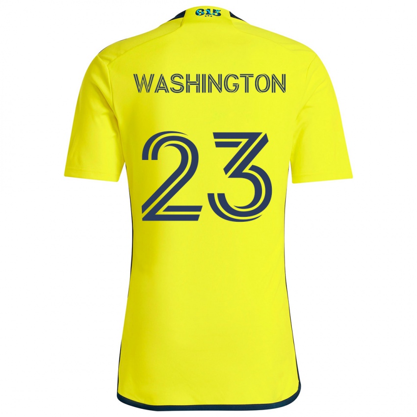 Kinder Taylor Washington #23 Gelb Blau Heimtrikot Trikot 2024/25 T-Shirt Schweiz