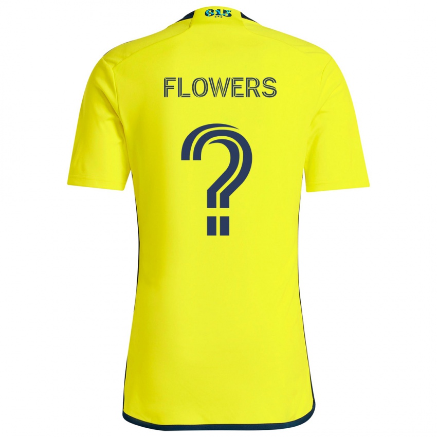 Kinder Ashton Flowers #0 Gelb Blau Heimtrikot Trikot 2024/25 T-Shirt Schweiz