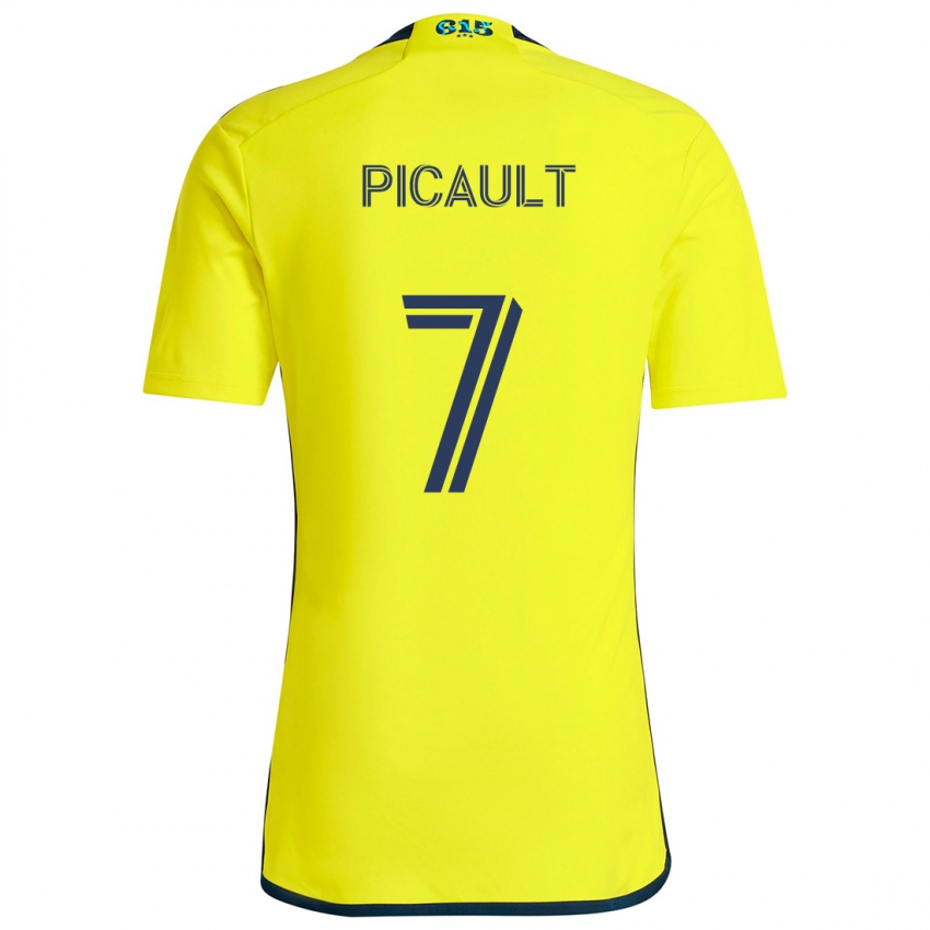 Enfant Maillot Fafà Picault #7 Jaune Bleu Tenues Domicile 2024/25 T-Shirt Suisse