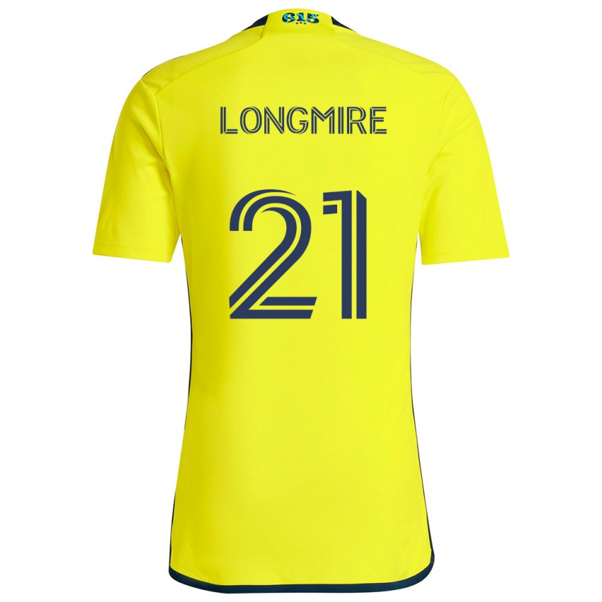 Kinder Ahmed Longmire #21 Gelb Blau Heimtrikot Trikot 2024/25 T-Shirt Schweiz