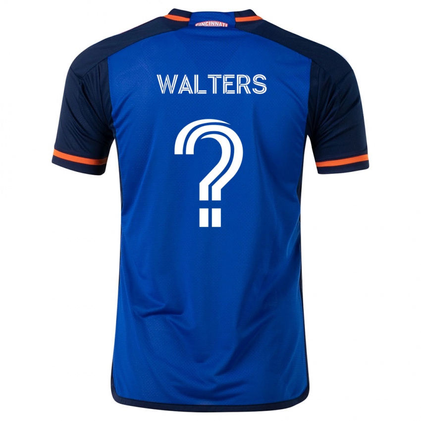 Kinder Paul Walters #0 Blau Weiss Heimtrikot Trikot 2024/25 T-Shirt Schweiz