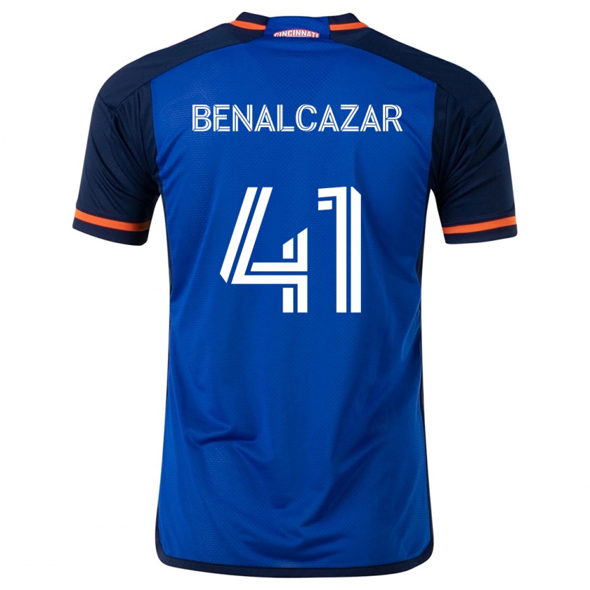 Kinder Nico Benalcázar #41 Blau Weiss Heimtrikot Trikot 2024/25 T-Shirt Schweiz