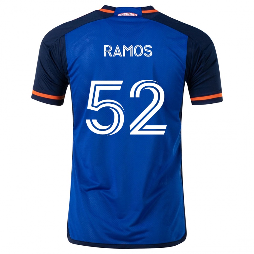 Kinder Yair Ramos #52 Blau Weiss Heimtrikot Trikot 2024/25 T-Shirt Schweiz