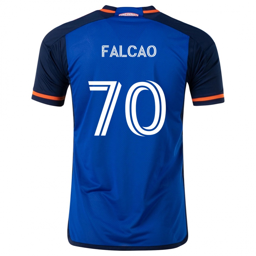 Kinder Kiano Falcao #70 Blau Weiss Heimtrikot Trikot 2024/25 T-Shirt Schweiz