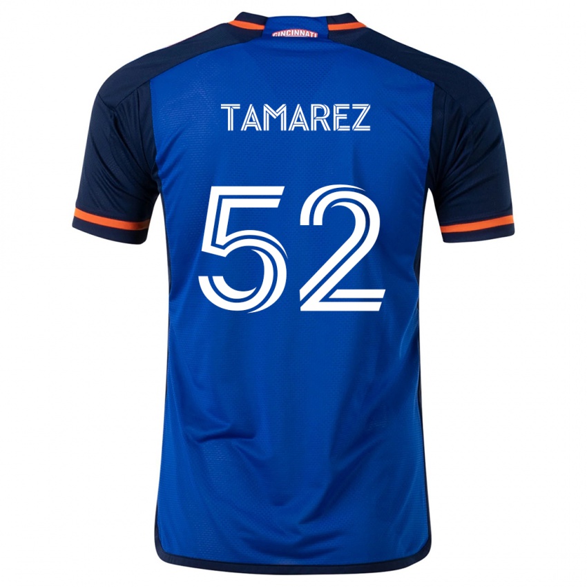 Kinder Lucas Tamarez #52 Blau Weiss Heimtrikot Trikot 2024/25 T-Shirt Schweiz