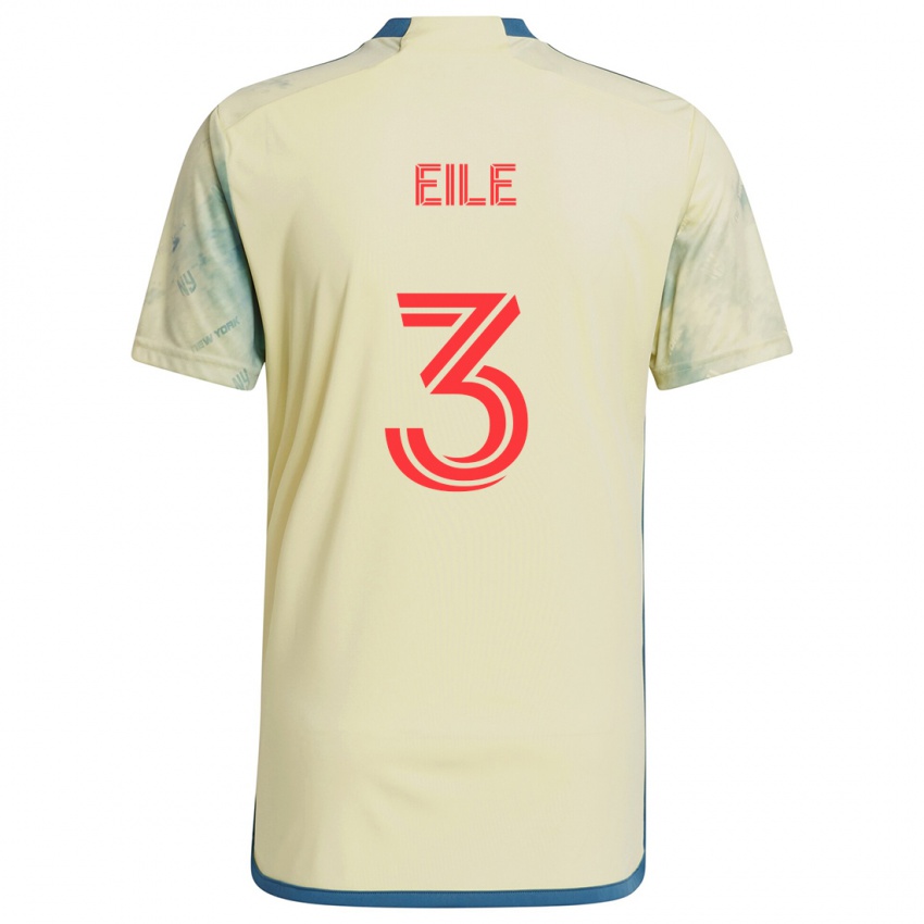 Kinder Noah Eile #3 Gelb Rot Blau Heimtrikot Trikot 2024/25 T-Shirt Schweiz