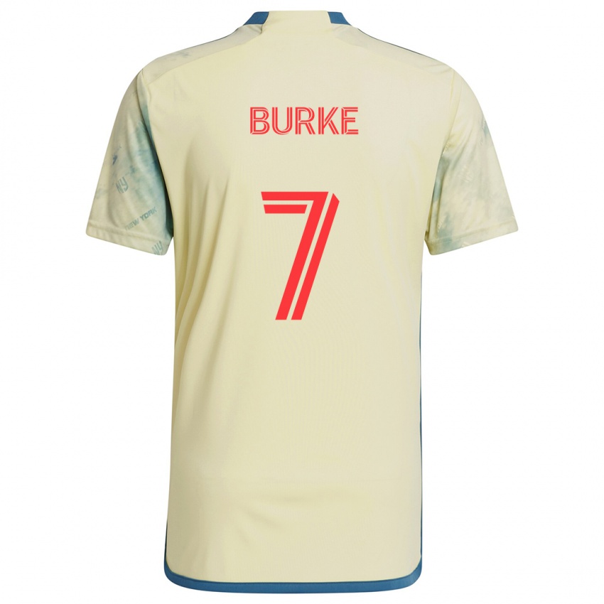 Kinder Cory Burke #7 Gelb Rot Blau Heimtrikot Trikot 2024/25 T-Shirt Schweiz