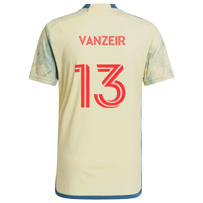 Kinder Dante Vanzeir #13 Gelb Rot Blau Heimtrikot Trikot 2024/25 T-Shirt Schweiz