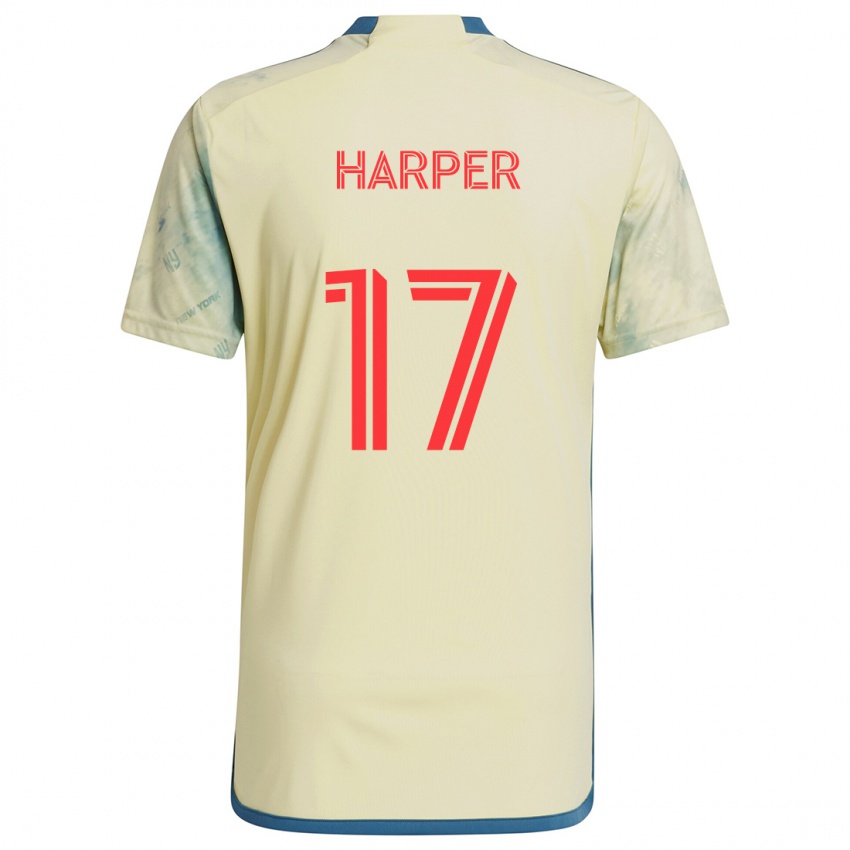 Kinder Cameron Harper #17 Gelb Rot Blau Heimtrikot Trikot 2024/25 T-Shirt Schweiz