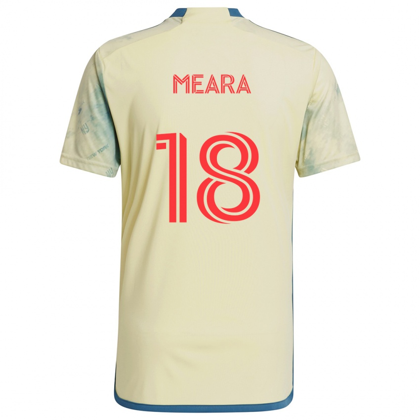 Kinder Ryan Meara #18 Gelb Rot Blau Heimtrikot Trikot 2024/25 T-Shirt Schweiz