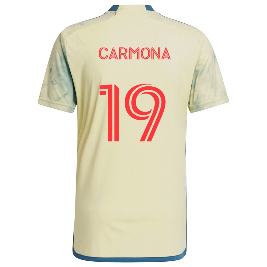 Kinder Wikelman Carmona #19 Gelb Rot Blau Heimtrikot Trikot 2024/25 T-Shirt Schweiz