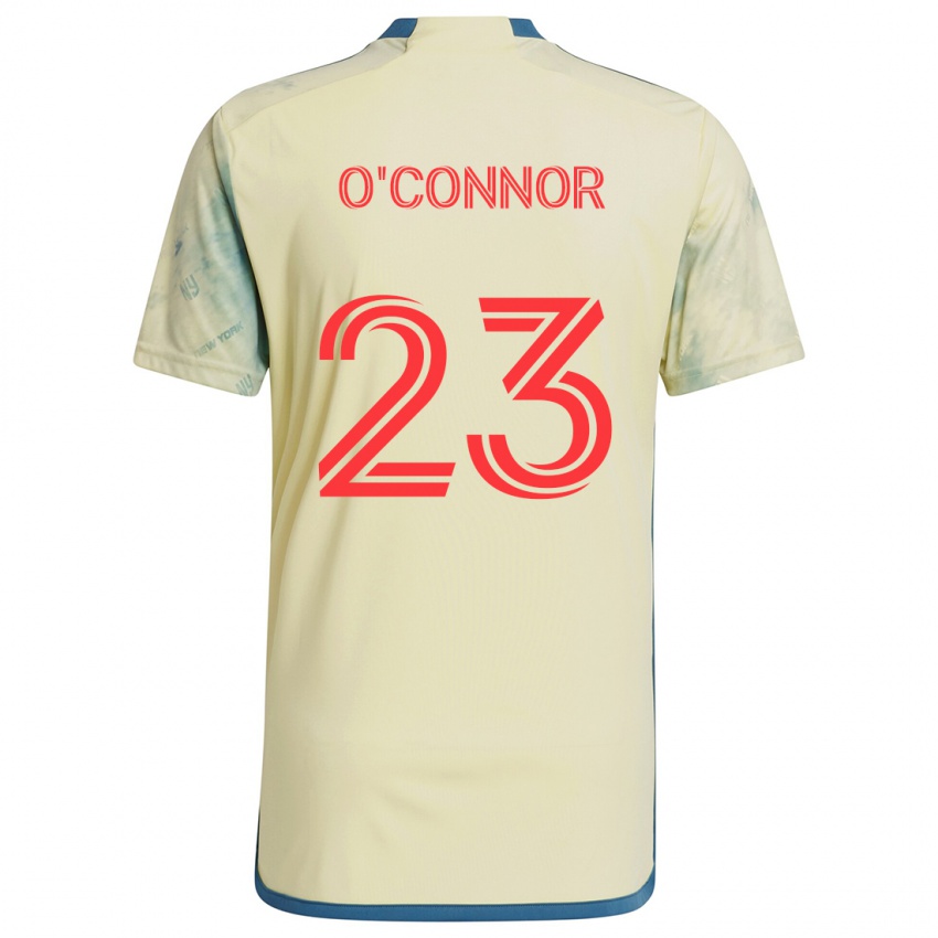 Kinder Aidan O'connor #23 Gelb Rot Blau Heimtrikot Trikot 2024/25 T-Shirt Schweiz