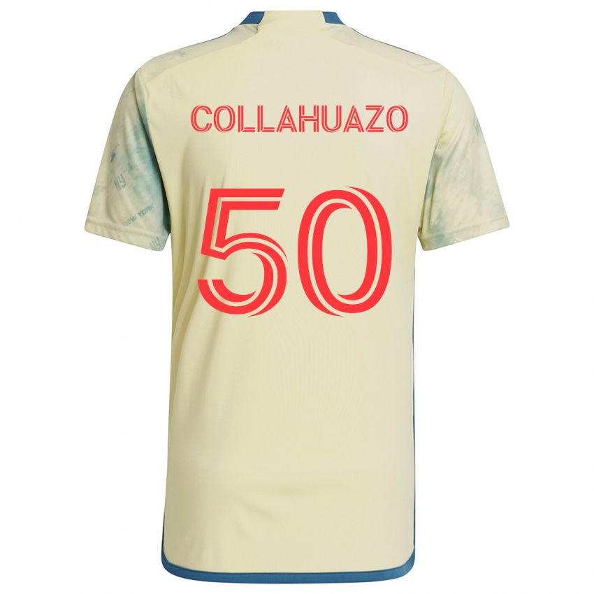 Kinder Jair Collahuazo #50 Gelb Rot Blau Heimtrikot Trikot 2024/25 T-Shirt Schweiz