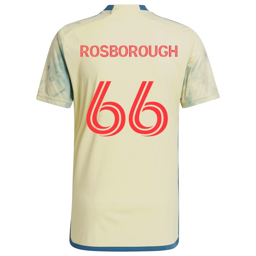 Kinder Tanner Rosborough #66 Gelb Rot Blau Heimtrikot Trikot 2024/25 T-Shirt Schweiz