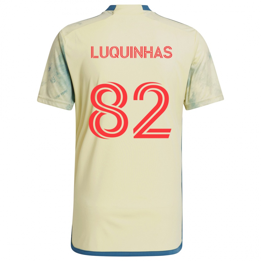 Kinder Luquinhas #82 Gelb Rot Blau Heimtrikot Trikot 2024/25 T-Shirt Schweiz