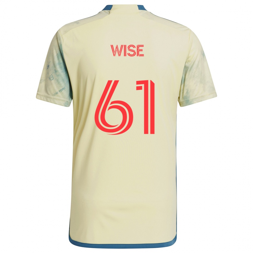 Kinder Henry Wise #61 Gelb Rot Blau Heimtrikot Trikot 2024/25 T-Shirt Schweiz