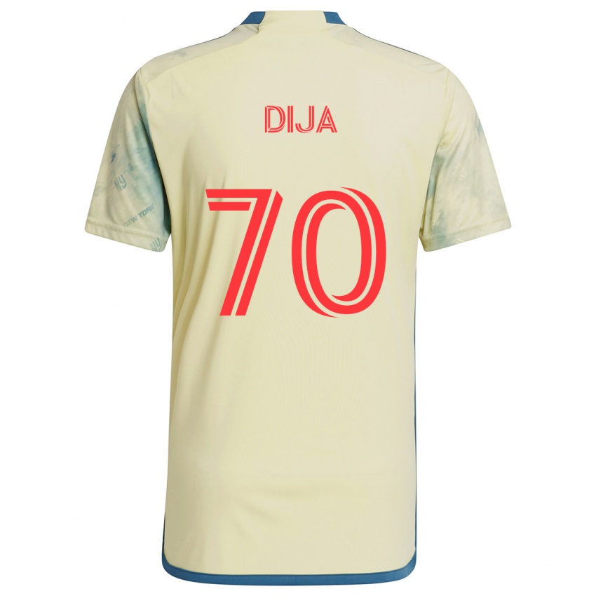 Kinder Dija #70 Gelb Rot Blau Heimtrikot Trikot 2024/25 T-Shirt Schweiz