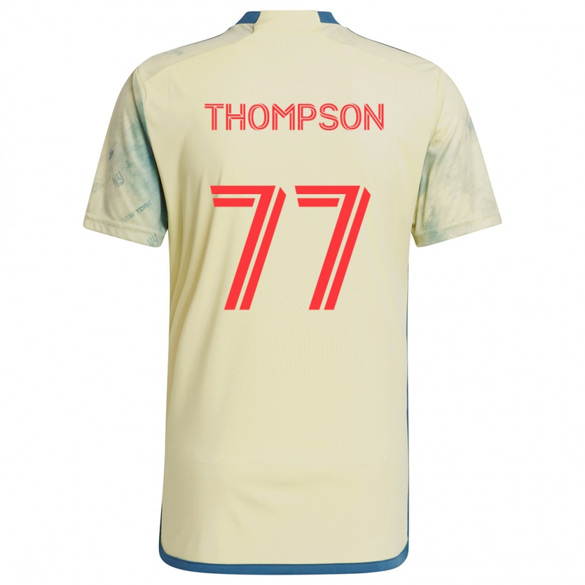 Kinder Amos Shapiro-Thompson #77 Gelb Rot Blau Heimtrikot Trikot 2024/25 T-Shirt Schweiz