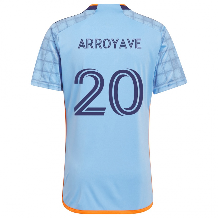 Kinder Jacob Arroyave #20 Blau Orange Heimtrikot Trikot 2024/25 T-Shirt Schweiz