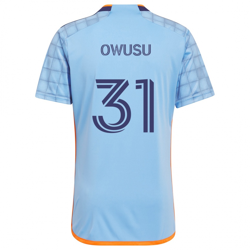 Kinder Samuel Owusu #31 Blau Orange Heimtrikot Trikot 2024/25 T-Shirt Schweiz