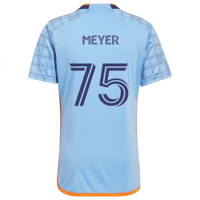 Kinder Will Meyer #75 Blau Orange Heimtrikot Trikot 2024/25 T-Shirt Schweiz