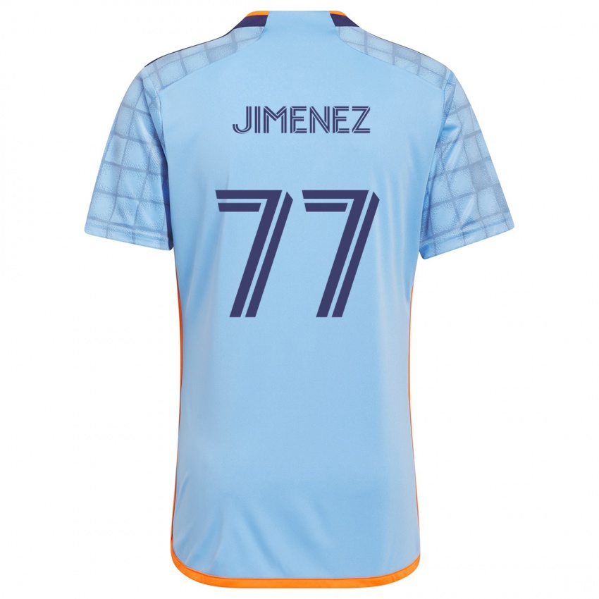 Kinder Jonathan Jiménez #77 Blau Orange Heimtrikot Trikot 2024/25 T-Shirt Schweiz