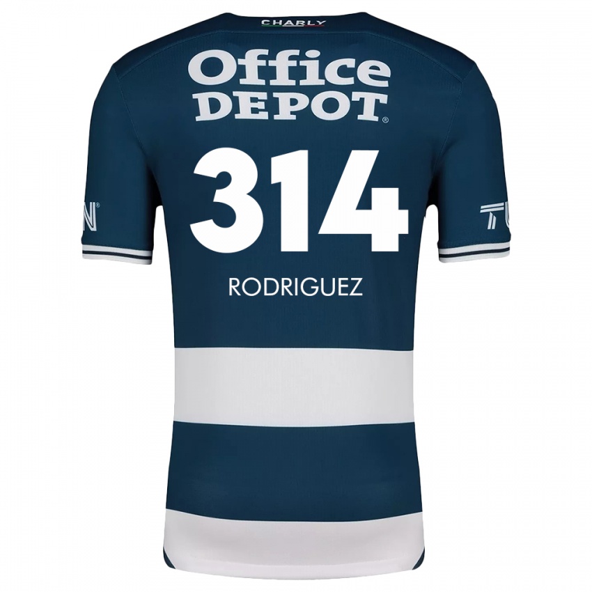 Kinder Alan Rodríguez #314 Blau Weiss Heimtrikot Trikot 2024/25 T-Shirt Schweiz