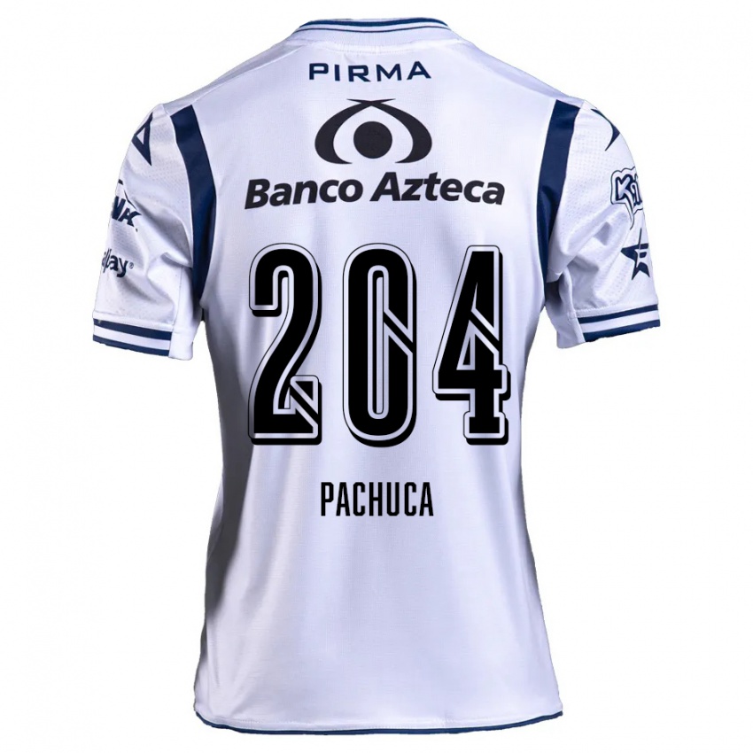 Kinder José Pachuca #204 Weiß Marineblau Heimtrikot Trikot 2024/25 T-Shirt Schweiz