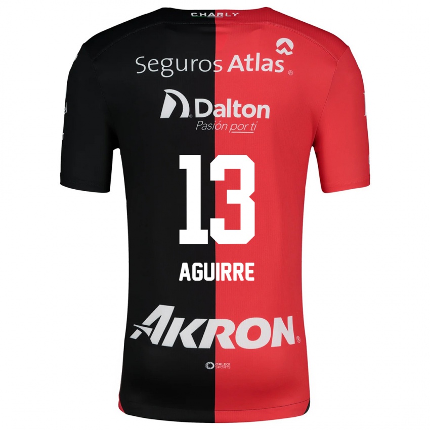 Kinder Gaddi Aguirre #13 Rot Schwarz Heimtrikot Trikot 2024/25 T-Shirt Schweiz