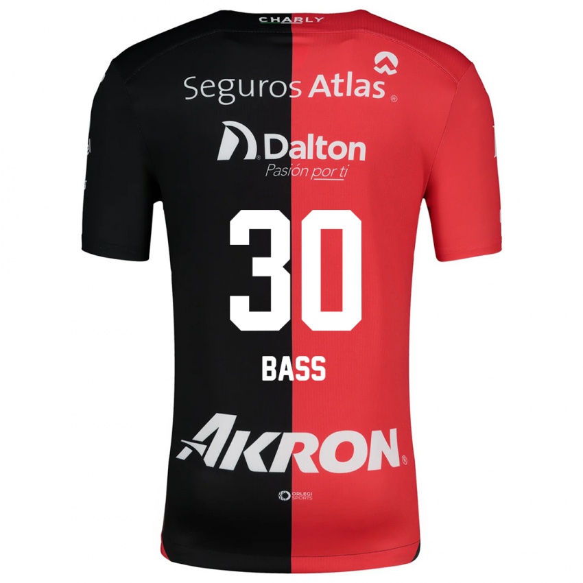 Kinder Abraham Bass #30 Rot Schwarz Heimtrikot Trikot 2024/25 T-Shirt Schweiz