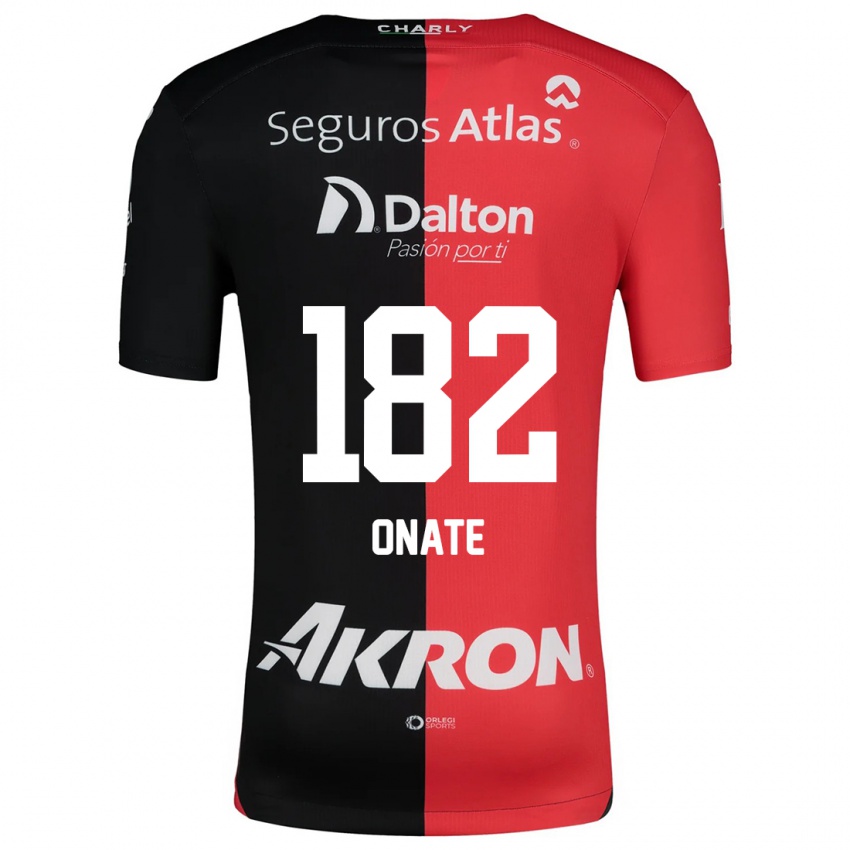 Kinder Axel Oñate #182 Rot Schwarz Heimtrikot Trikot 2024/25 T-Shirt Schweiz