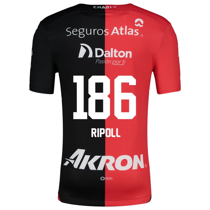 Kinder Alonso Ripoll #186 Rot Schwarz Heimtrikot Trikot 2024/25 T-Shirt Schweiz