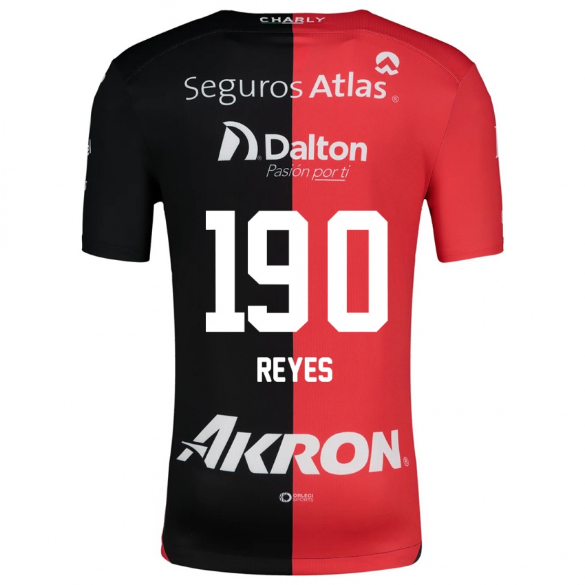 Kinder Óscar Reyes #190 Rot Schwarz Heimtrikot Trikot 2024/25 T-Shirt Schweiz