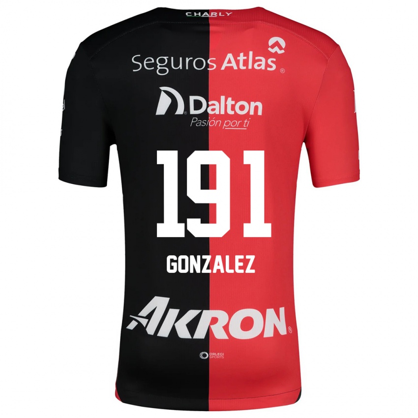 Kinder Juan González #191 Rot Schwarz Heimtrikot Trikot 2024/25 T-Shirt Schweiz