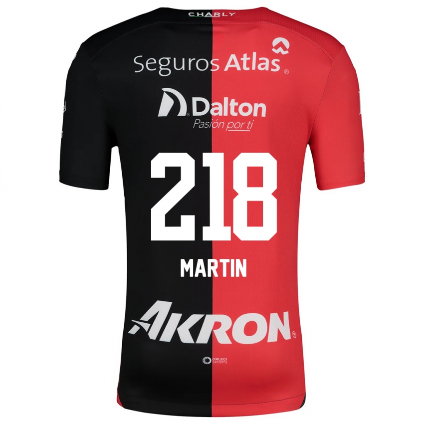 Kinder Jorge San Martín #218 Rot Schwarz Heimtrikot Trikot 2024/25 T-Shirt Schweiz