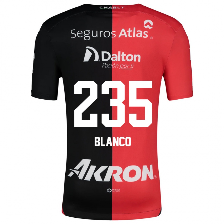 Kinder Luis Blanco #235 Rot Schwarz Heimtrikot Trikot 2024/25 T-Shirt Schweiz