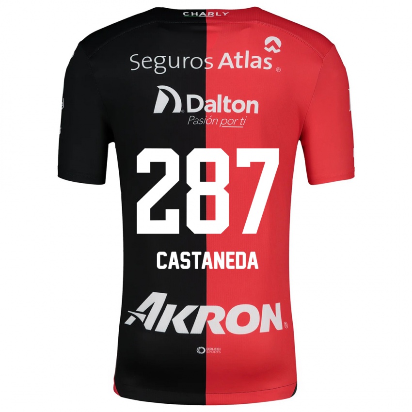 Kinder Mariano Castañeda #287 Rot Schwarz Heimtrikot Trikot 2024/25 T-Shirt Schweiz