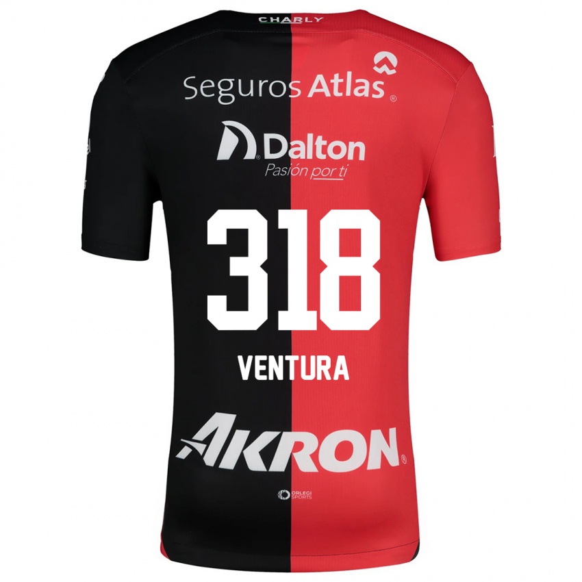 Kinder Lissandro Ventura #318 Rot Schwarz Heimtrikot Trikot 2024/25 T-Shirt Schweiz