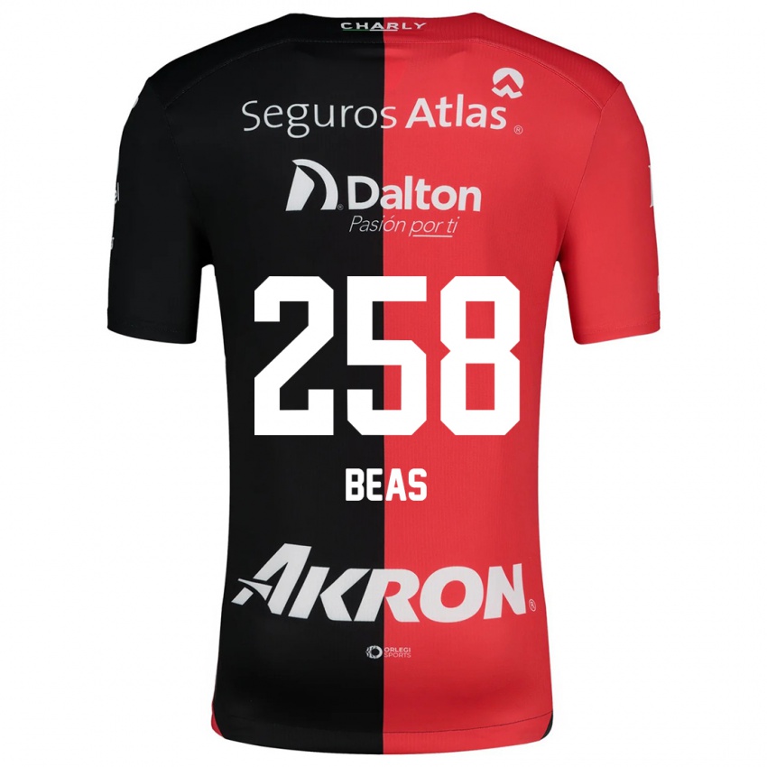 Kinder Álvaro Beas #258 Rot Schwarz Heimtrikot Trikot 2024/25 T-Shirt Schweiz