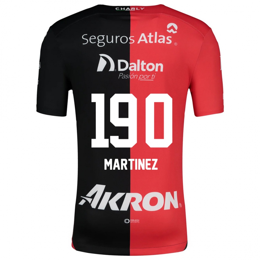 Kinder Luis Carlos Martínez #190 Rot Schwarz Heimtrikot Trikot 2024/25 T-Shirt Schweiz