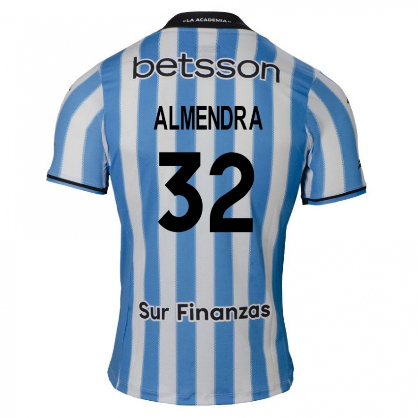 Kinder Agustin Almendra #32 Blau Weiß Schwarz Heimtrikot Trikot 2024/25 T-Shirt Schweiz