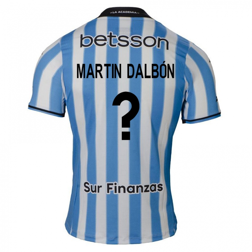 Kinder Juan Martin Dalbón #0 Blau Weiß Schwarz Heimtrikot Trikot 2024/25 T-Shirt Schweiz