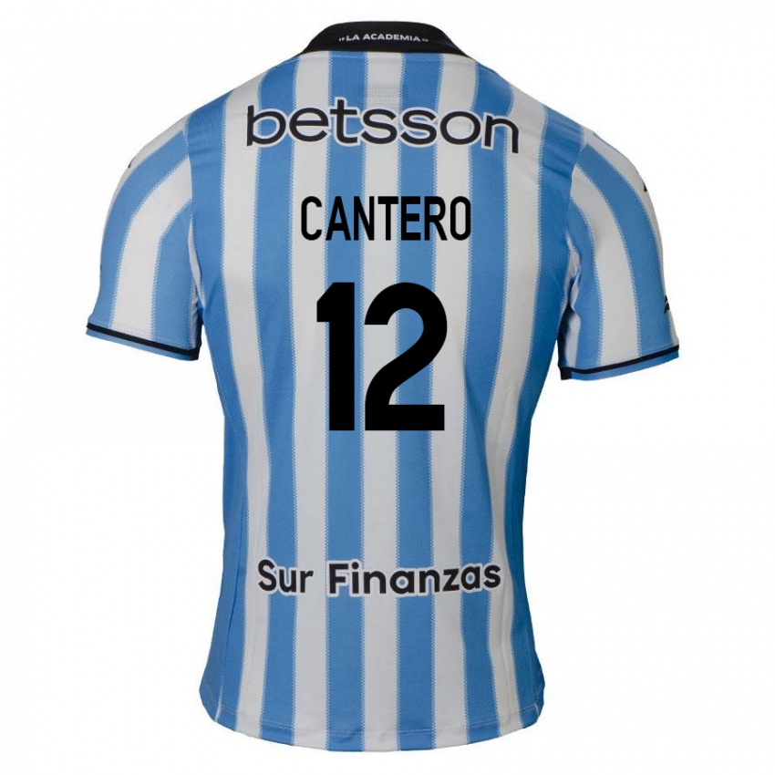 Kinder Milton Cantero #12 Blau Weiß Schwarz Heimtrikot Trikot 2024/25 T-Shirt Schweiz