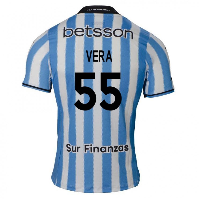 Kinder Santino Vera #55 Blau Weiß Schwarz Heimtrikot Trikot 2024/25 T-Shirt Schweiz