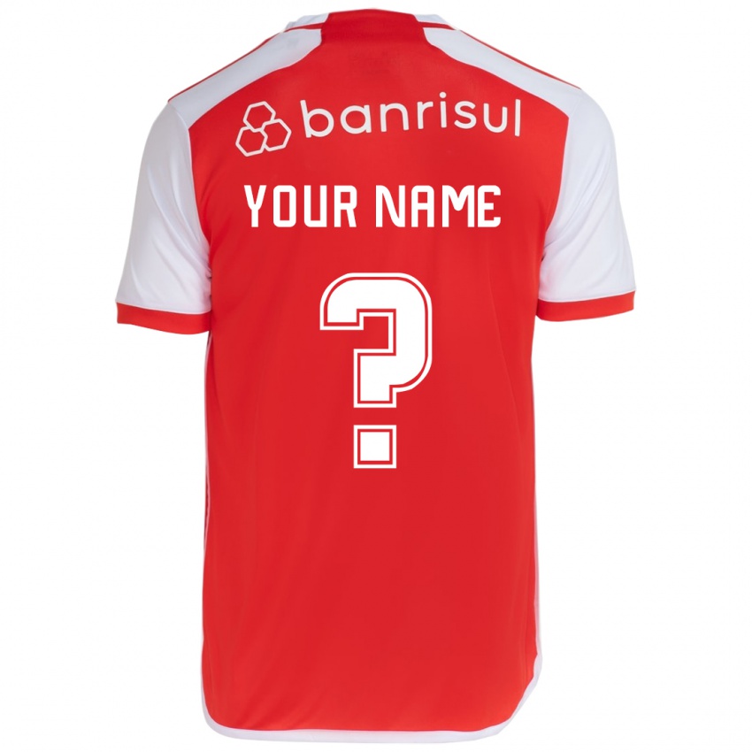 Enfant Maillot Votre Nom #0 Rouge Blanc Tenues Domicile 2024/25 T-Shirt Suisse