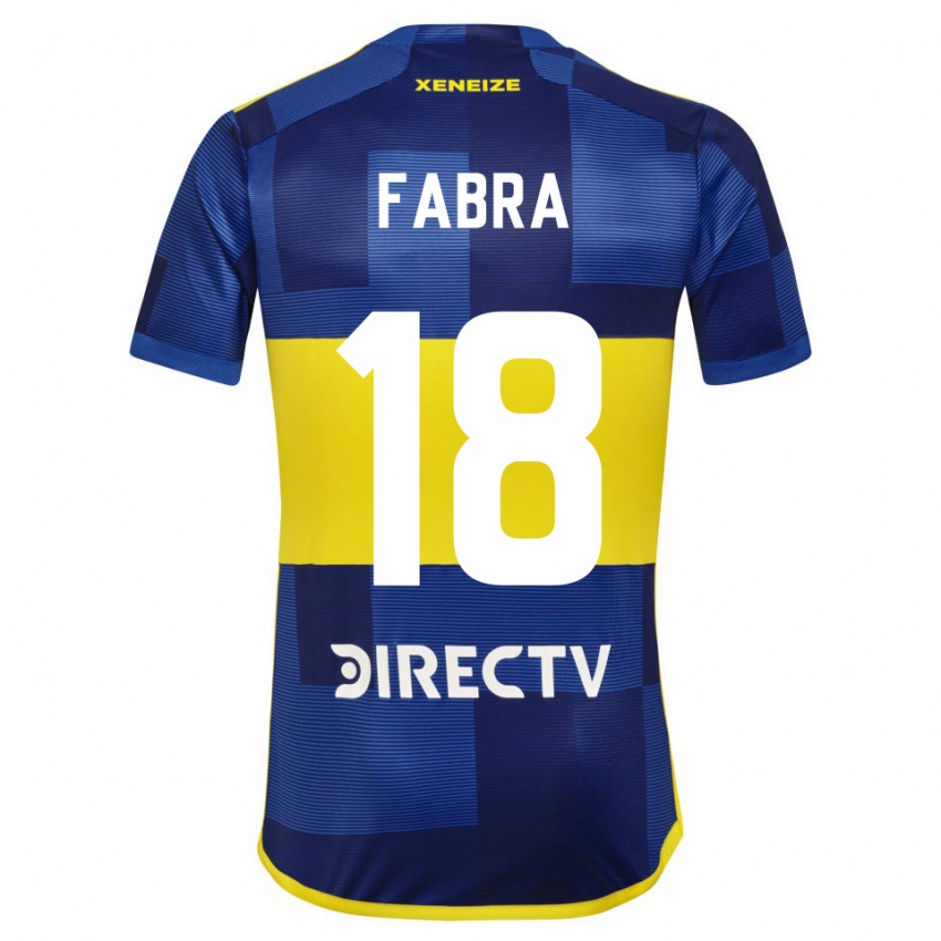 Kinder Frank Fabra #18 Blau Gelb Heimtrikot Trikot 2024/25 T-Shirt Schweiz