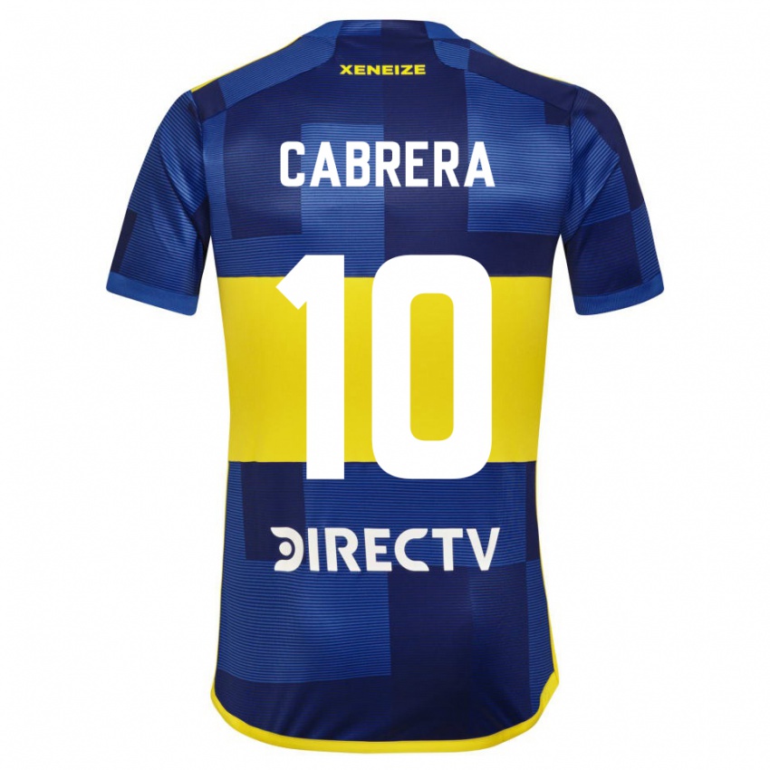 Kinder Micaela Cabrera #10 Blau Gelb Heimtrikot Trikot 2024/25 T-Shirt Schweiz