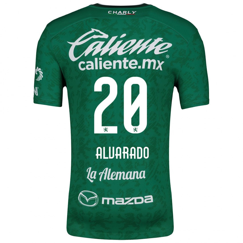 Kinder Alfonso Alvarado #20 Grün Weiß Heimtrikot Trikot 2024/25 T-Shirt Schweiz