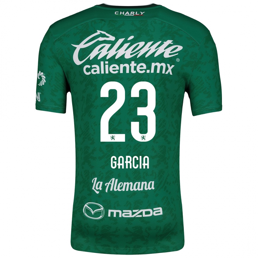 Kinder Óscar García #23 Grün Weiß Heimtrikot Trikot 2024/25 T-Shirt Schweiz