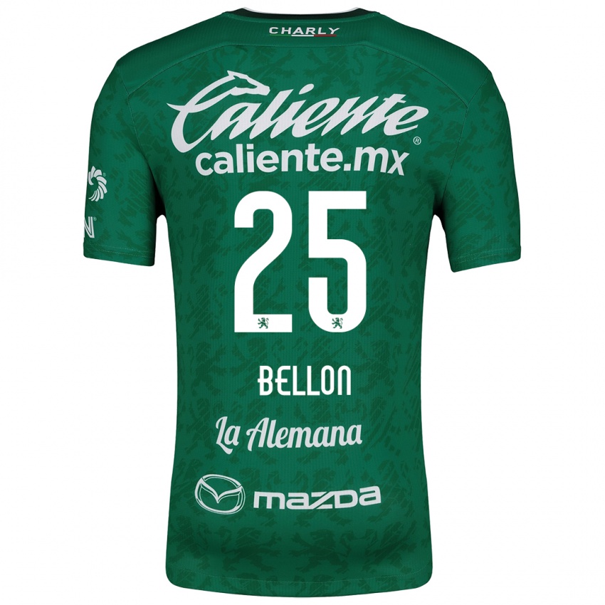 Kinder Paul Bellón #25 Grün Weiß Heimtrikot Trikot 2024/25 T-Shirt Schweiz